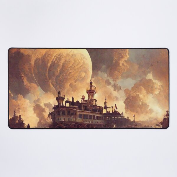 Item preview, landscape steampunk boat designed and sold by Diamant-Co.