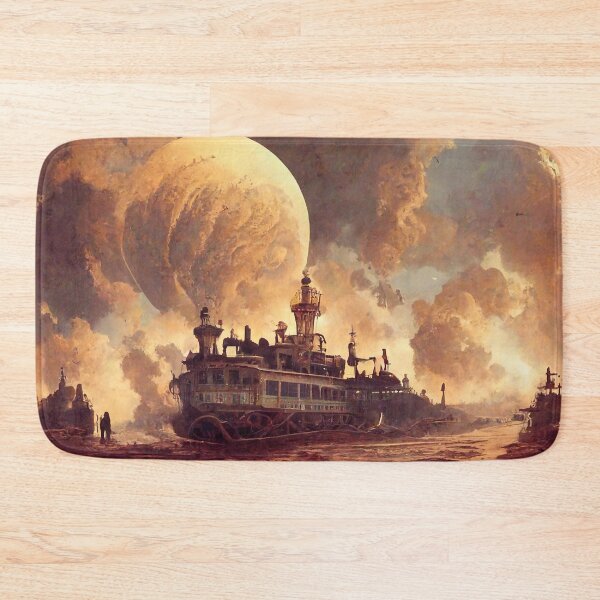 Item preview, landscape steampunk boat designed and sold by Diamant-Co.