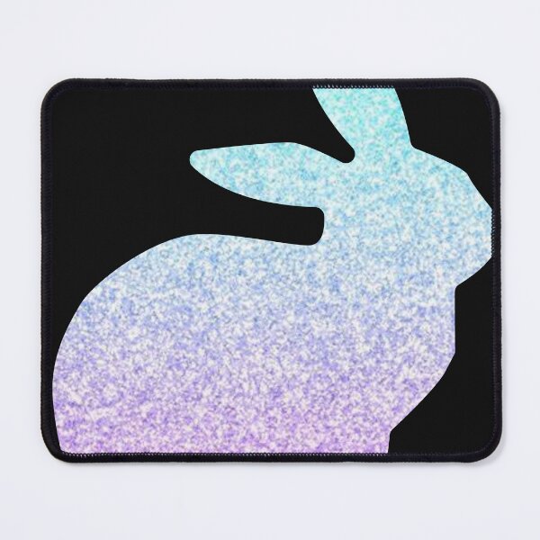 Item preview, Pastel Blue and Purple Ombre Faux Glitter Easter Bunny designed and sold by Felicity-K.