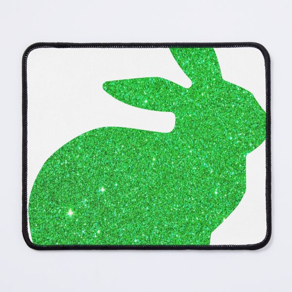 Item preview, Bright Green Faux Glitter Easter Bunny designed and sold by Felicity-K.