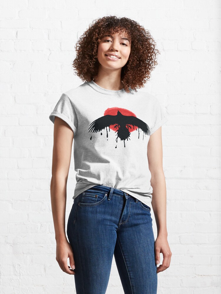 Alternate view of Chloe Price Black/Red Raven - Life Is Strange Before The Storm Classic T-Shirt