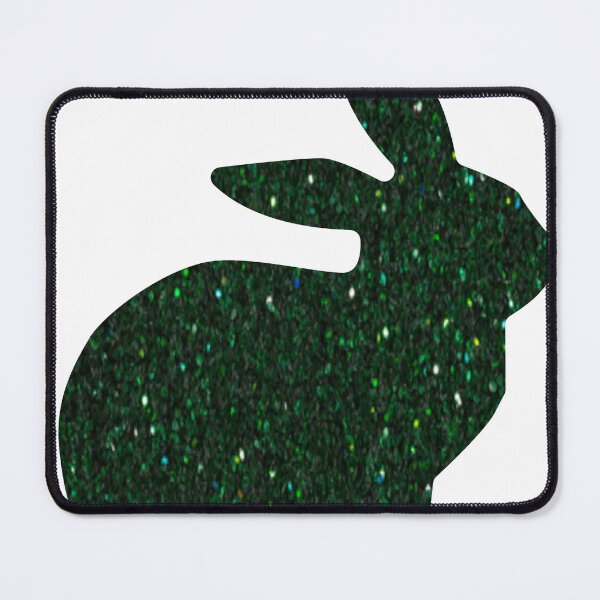 Item preview, Dark Green Faux Glitter Easter Bunny designed and sold by Felicity-K.