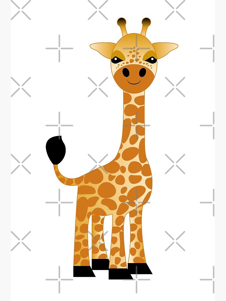 Cute Cartoon Giraffes