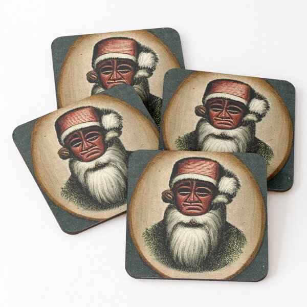 Item preview, tiki santa designed and sold by ArchiFusspot.