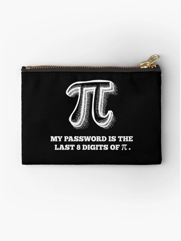 Thumbnail 1 of 4, Zipper Pouch, Math Computer Informatics Nerd Number Pi designed and sold by Rev-Style.