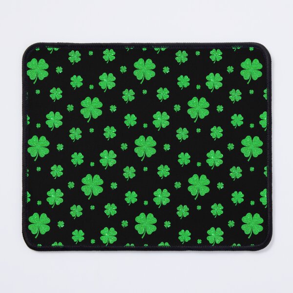 Item preview, St Patricks Day, 4 Leaf Bright Green Faux Glitter Clovers designed and sold by Felicity-K.
