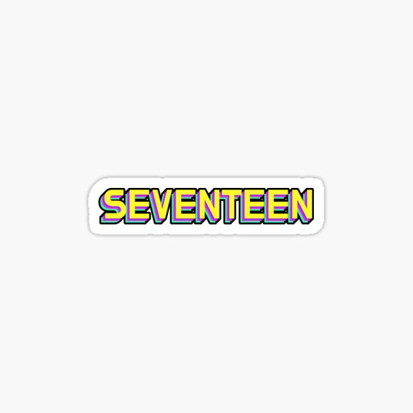 seventeen kpop sticker for sale by shannonpaints redbubble