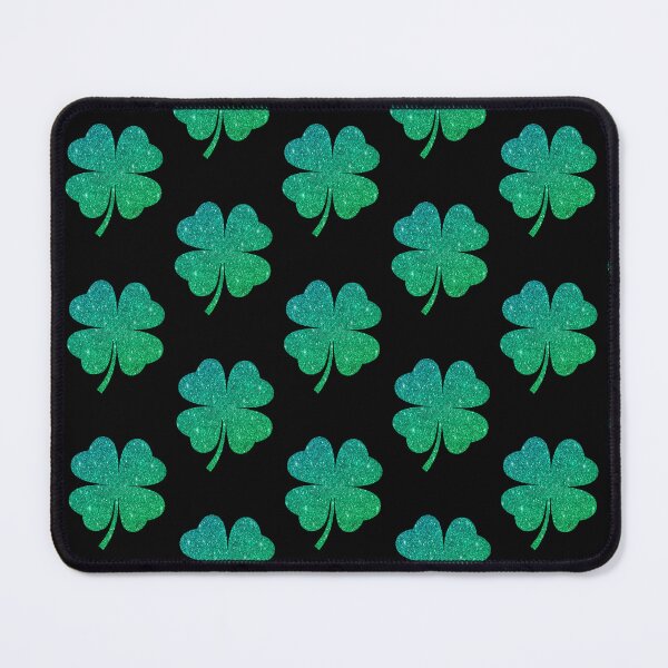 Item preview, St Patricks Day, Ombre Green Faux Glitter 4 Leaf Clover designed and sold by Felicity-K.