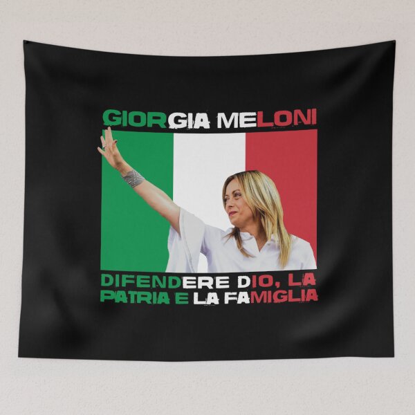 Item preview, Giorgia Meloni - Defending God, Country & Family Political designed and sold by CarlaBrockd.