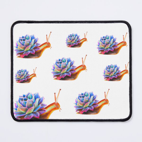 Item preview, Colorful Iridescent Glowing Spectrum Succulent Cactus Snail Art Bundle Pack designed and sold by Cawaiico.