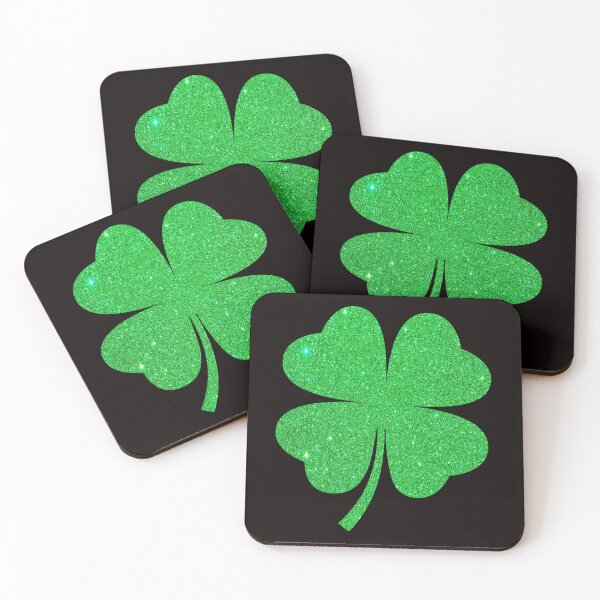 Item preview, St Patricks Day, Faux Glitter 4 Leaf Clover designed and sold by Felicity-K.
