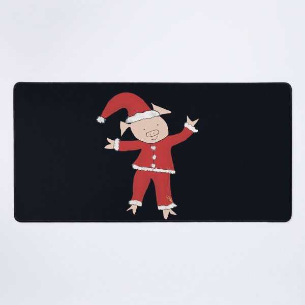 Item preview, Father Christmas, Santa Claus costume wearing cute pig. Merry Christmas! designed and sold by PiggingJapan.