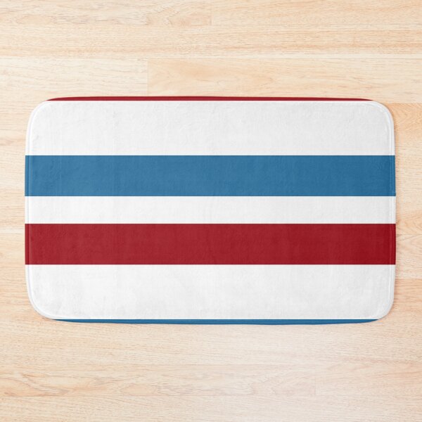 Item preview, Red Blue Retro Stripes - Mod Style designed and sold by TalBright.