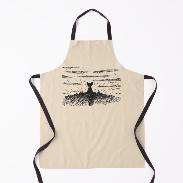 Item preview, Cat Watching Sunset - Vintage Cat Drawing For Cat Lover designed and sold by Myth-Creatures.