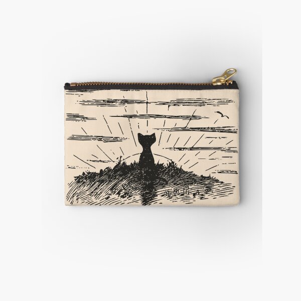 Item preview, Cat Watching Sunset - Vintage Cat Drawing For Cat Lover designed and sold by Myth-Creatures.