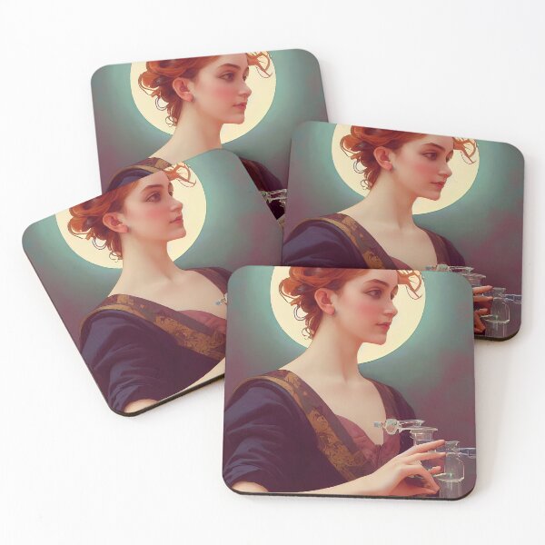 Item preview, Perfect Filtration Chemistry Art Nouveau Style Abstract designed and sold by ARTIFLAVE.