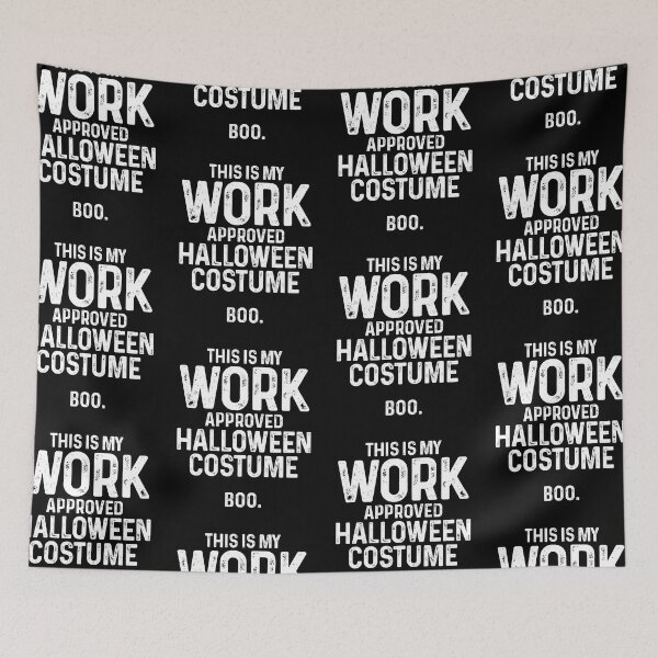 Item preview, Work Approved Halloween Costume Funny Office Party Humor designed and sold by GravitiTees.
