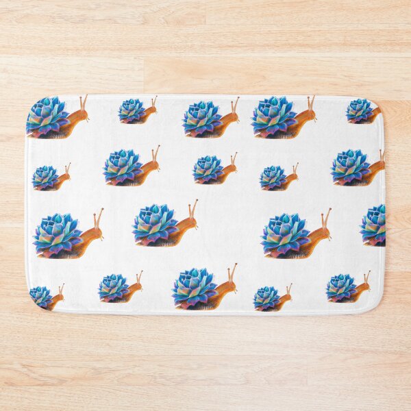 Item preview, Colorful Iridescent Glowing Blue Succulent Cactus Snail Art Bundle Pack designed and sold by Cawaiico.