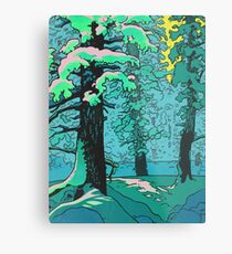 Green Forest Metal Print