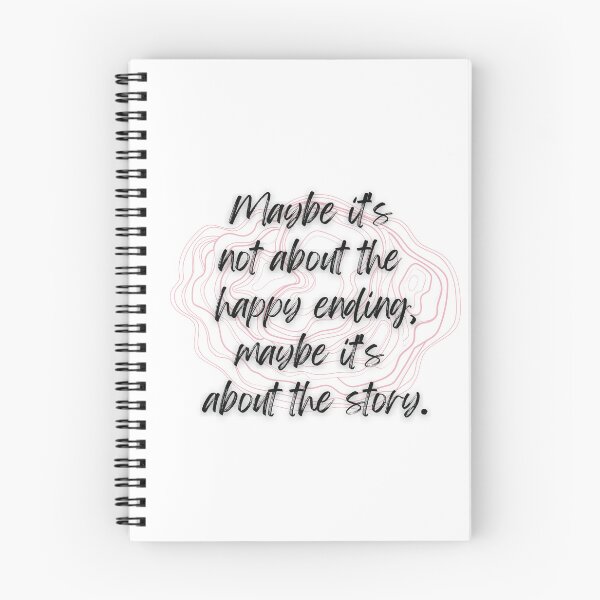 Item preview, Maybe it's not about the happy ending, maybe it's about the story. Marble design designed and sold by CreativeStrand.
