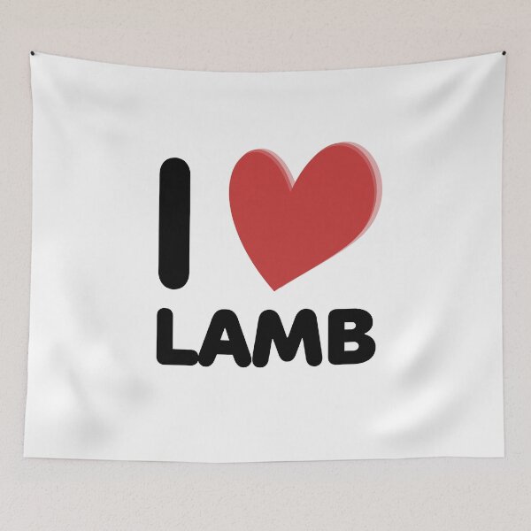 Item preview, I Love Lamb designed and sold by I-Heart-Designs ❤❤❤❤❤.