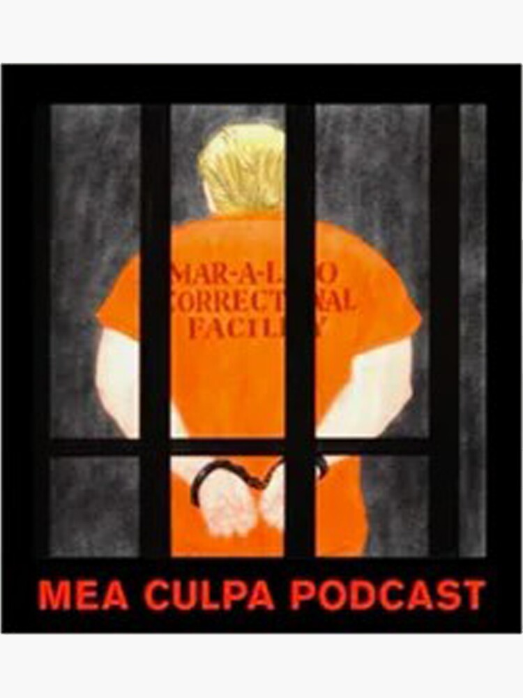 "Mea Culpa Podcast" Sticker For Sale By Riowaren | Redbubble