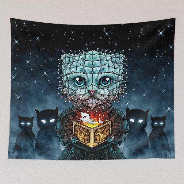 Item preview, Meow raiser PINHEAD KITTEN Halloween Horror designed and sold by Winya.