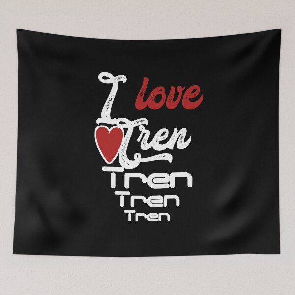 Item preview, I love tren, I heart tren,V16.  designed and sold by Chakilogy.