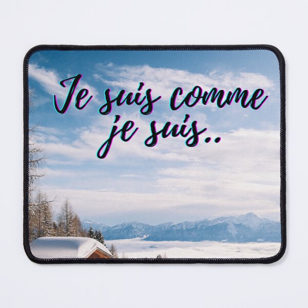 Item preview, I am what I am - popular french quotes theme gifts designed and sold by RebelliousRosee.