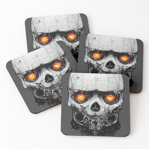 Item preview, Evil Cyborg Skull (Terminator Inspired) designed and sold by ArtificialEye.