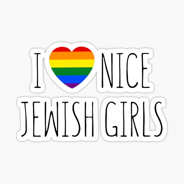 Item preview, I heart Nice Jewish Girls- Pride  designed and sold by Abi M.