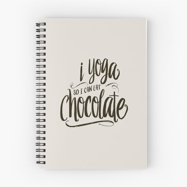 Item preview, i yoga so i can eat chocolate designed and sold by TeesbyDD.