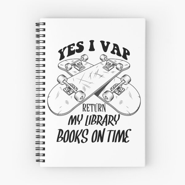 Item preview, Funny Library Books Reading Quote Yes I Vape Return My Library Books On Time designed and sold by ghostsanda.