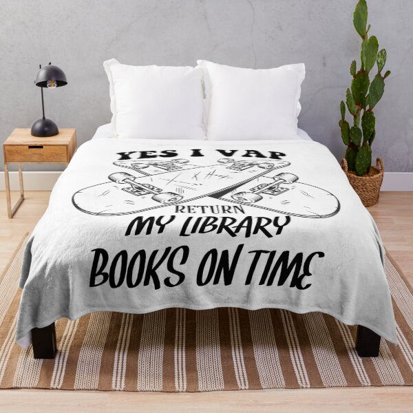 Item preview, Funny Library Books Reading Quote Yes I Vape Return My Library Books On Time designed and sold by ghostsanda.