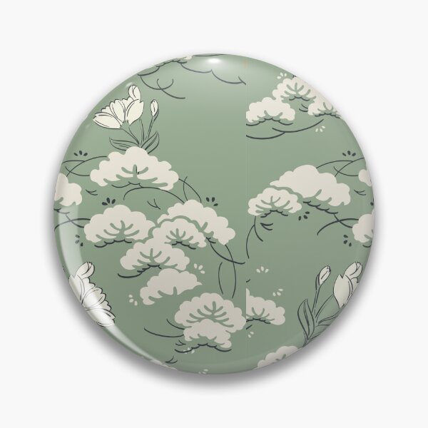 Item preview, Modern japanese floral designed and sold by maahdcase.