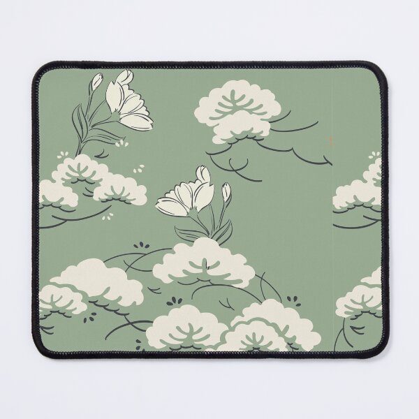 Item preview, Modern japanese floral designed and sold by maahdcase.