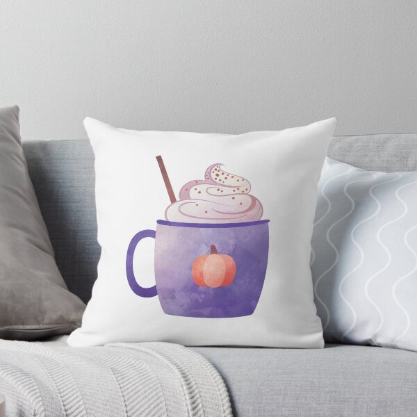Item preview, Pumpkin Spice Latte Coffee, Watercolor Autumn Fall designed and sold by EarthlyIndigo.