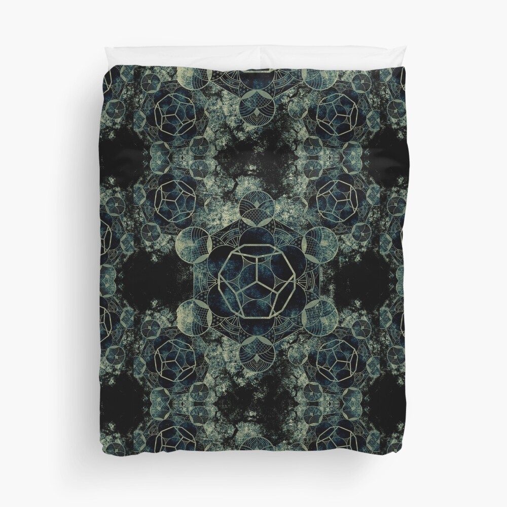 Sacred Geometry for your daily life Duvet Cover