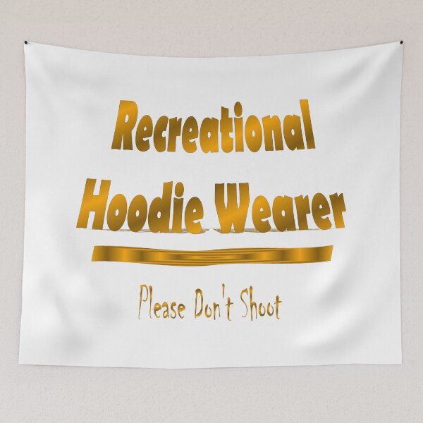 Item preview, Recreational Hoodie Wearer designed and sold by Nicole’s Nifty Shop.