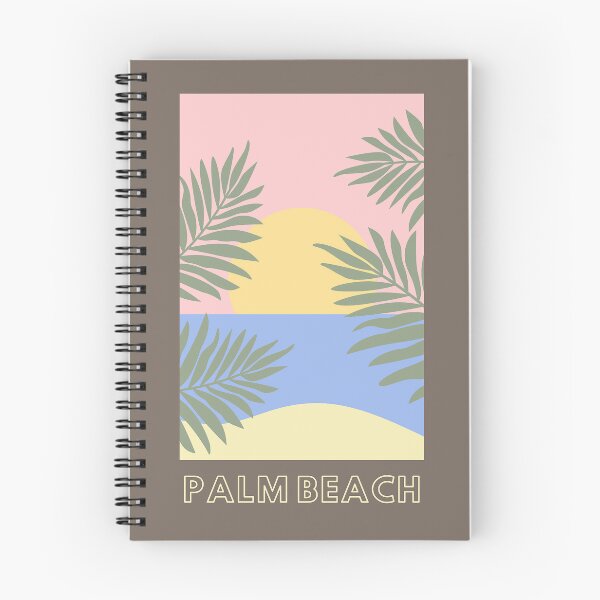 Item preview, PALM BEACH Abstract palm beach in pastel colors designed and sold by Posteria.