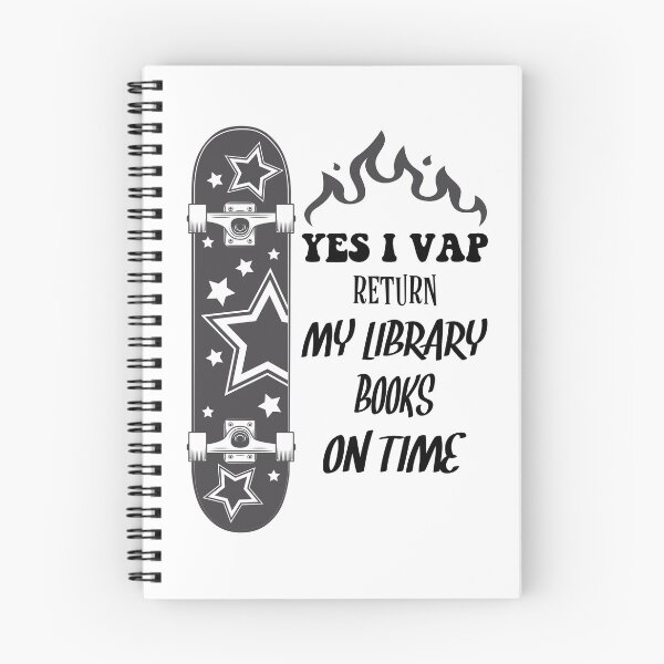 Item preview, Funny Librarian Quote Yes I Vape Return My Library Books On Time designed and sold by ghostsanda.