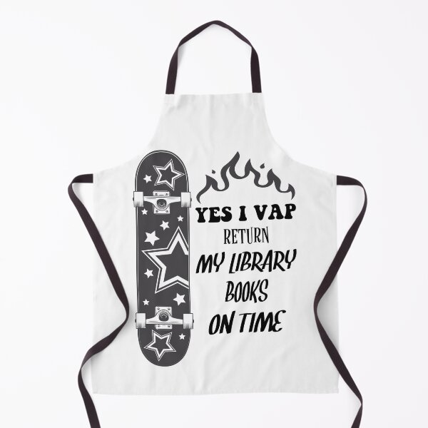Item preview, Funny Librarian Quote Yes I Vape Return My Library Books On Time designed and sold by ghostsanda.