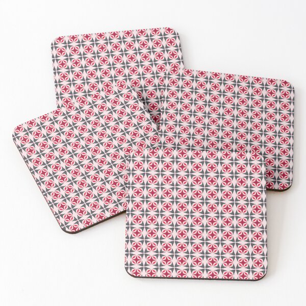Item preview, Moroccan Star Tiles Pattern Pink designed and sold by worldways.