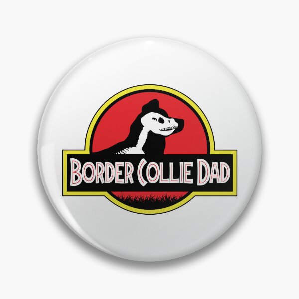 Item preview, (Para un fondo brillante) Papá del Border Collie jurásico designed and sold by More Cute Dogs.