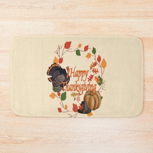 Item preview, Thanksgiving Turkey and Pumpkin, Plaid and all things pumpkin Thanksgiving ,Thankful Grateful Blessed, Pumpkin spice and all things nice designed and sold by Adri Barnard.