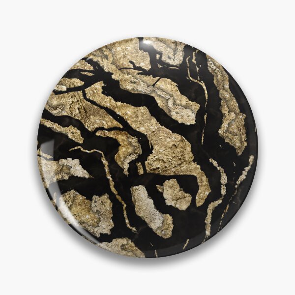 Item preview, Black and Gold texture mixed media abstract designed and sold by k9printart.
