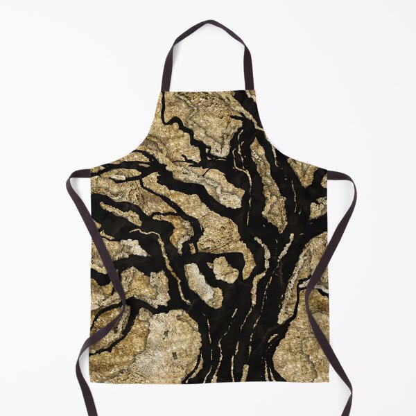 Item preview, Black and Gold texture mixed media abstract designed and sold by k9printart.