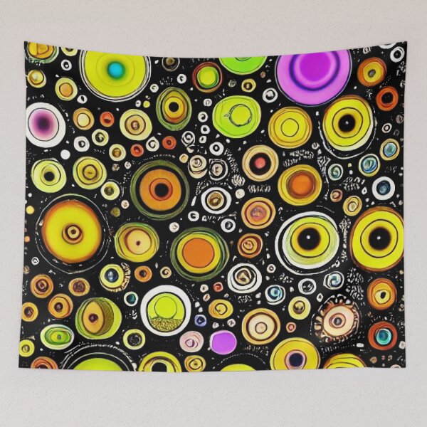Item preview, 60s 70s Style Retro Funky Circles designed and sold by knurvs.