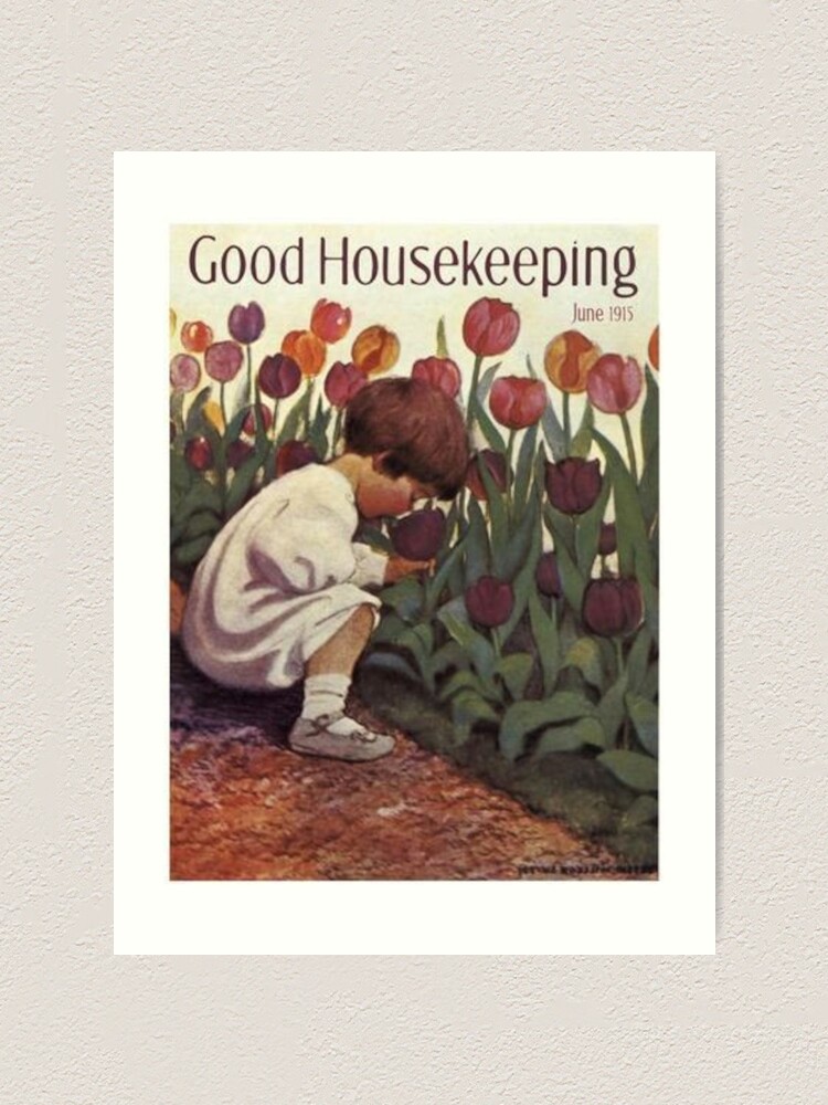 "Good Housekeeping Vintage Magazine Cover Art" Art Print for Sale by