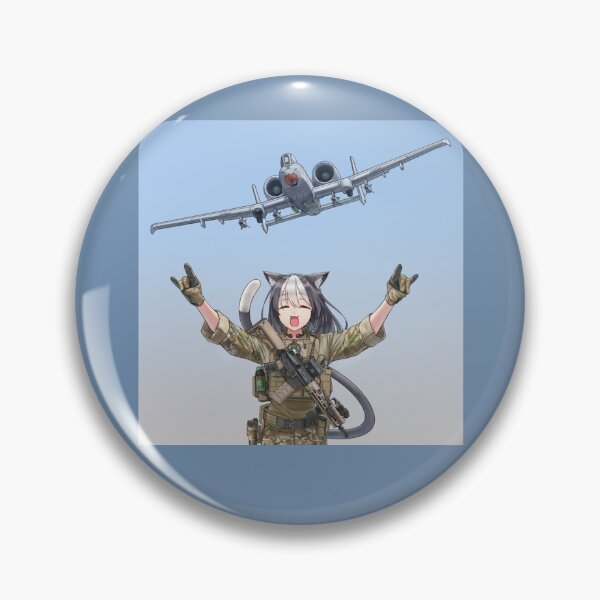 Item preview, CAT GIRL A-10 THUNDERBOLT "BRRRT" designed and sold by BreannaKi.